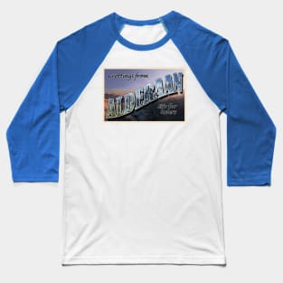 Alderaan Travel Postcard Baseball T-Shirt